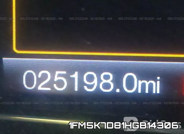 1FM5K7D81HGB14306 фото 8