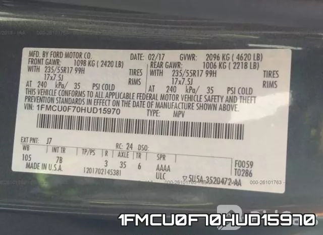 1FMCU0F70HUD15970 фото 4