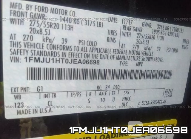 1FMJU1HT0JEA06698 фото 10