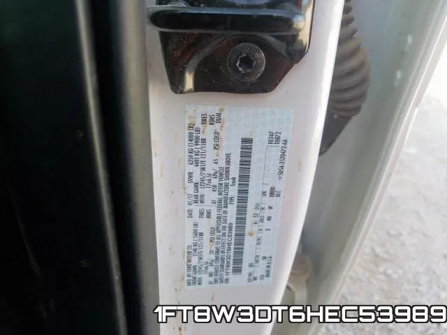 1FT8W3DT6HEC53989 фото 2