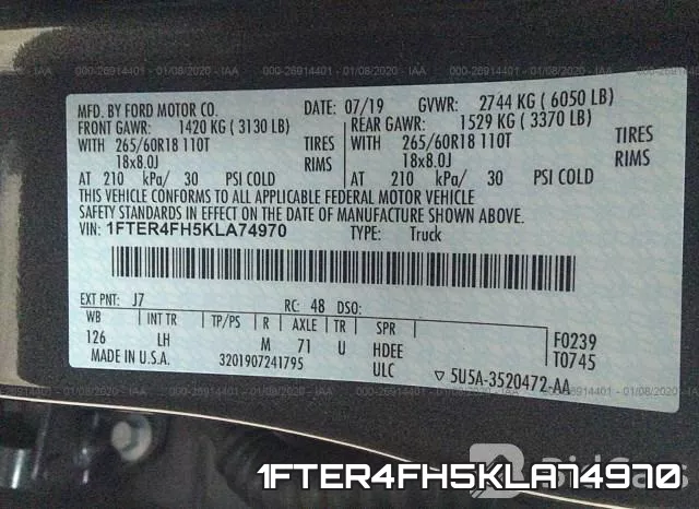 1FTER4FH5KLA74970 фото 10