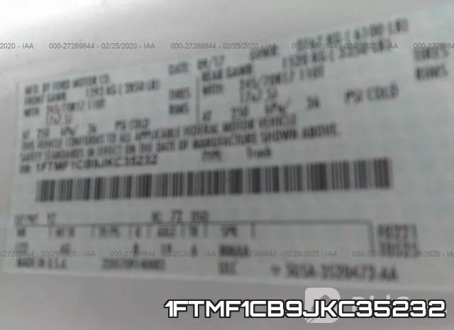 1FTMF1CB9JKC35232 фото 8