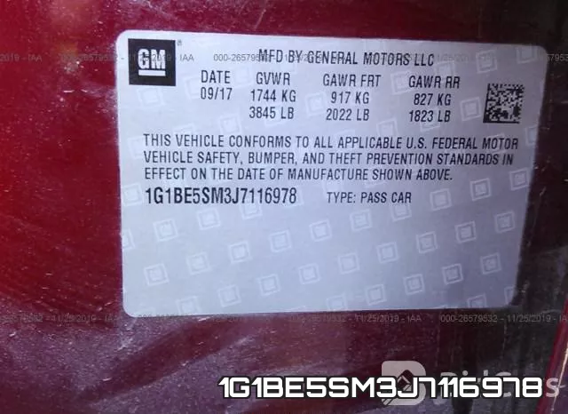 1G1BE5SM3J7116978 фото 10
