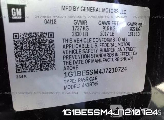 1G1BE5SM4J7210724 фото 10