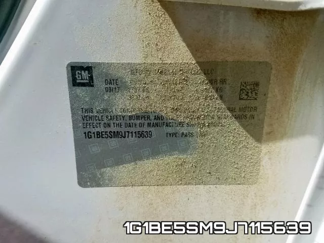 1G1BE5SM9J7115639 фото 2