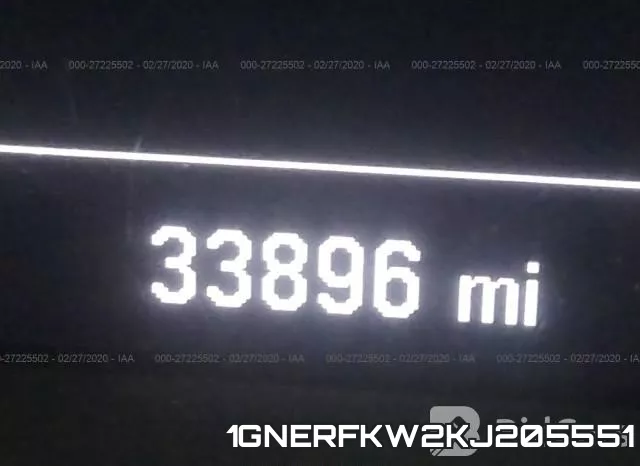 1GNERFKW2KJ205551 фото 8