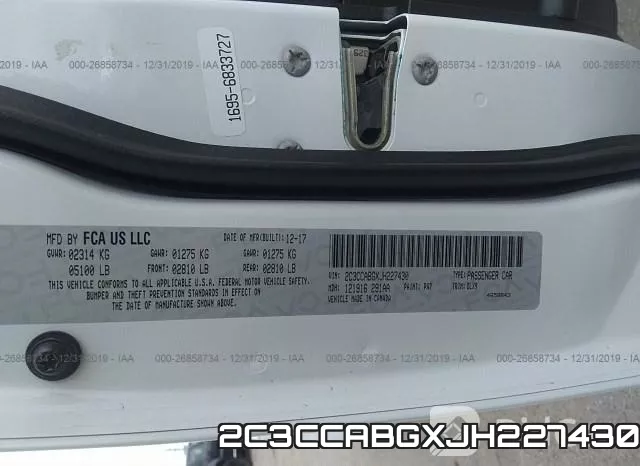 2C3CCABGXJH227430 фото 10