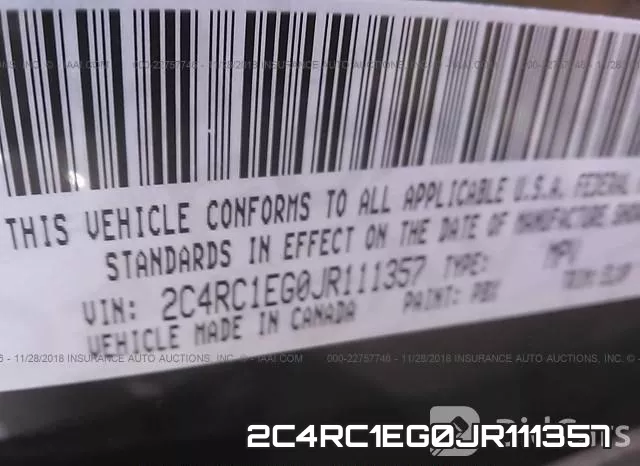 2C4RC1EG0JR111357 фото 10