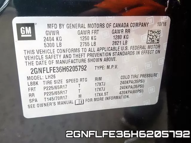 2GNFLFE36H6205792 фото 2