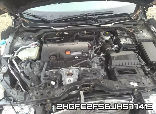 2HGFC2F56JH577419 фото 2