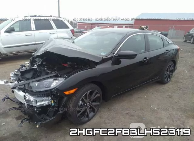 2HGFC2F83LH523119 фото 3