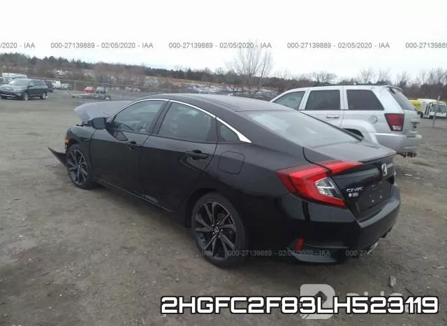 2HGFC2F83LH523119 фото 4