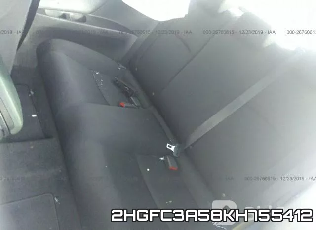2HGFC3A58KH755412 фото 9