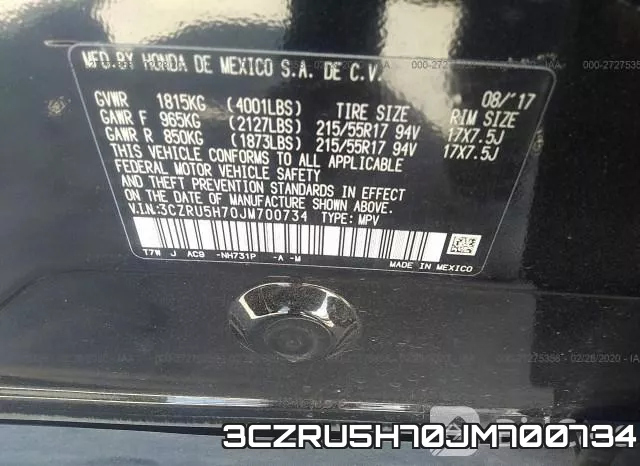 3CZRU5H70JM700734 фото 7