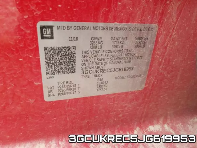 3GCUKREC5JG619953 фото 2