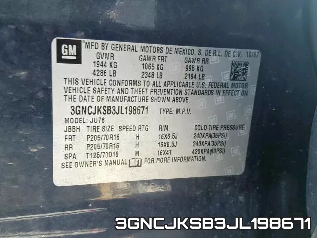 3GNCJKSB3JL198671 фото 2