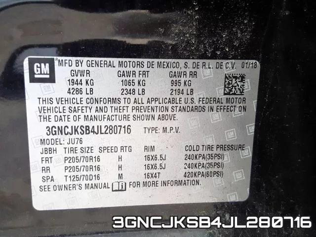3GNCJKSB4JL280716 фото 2