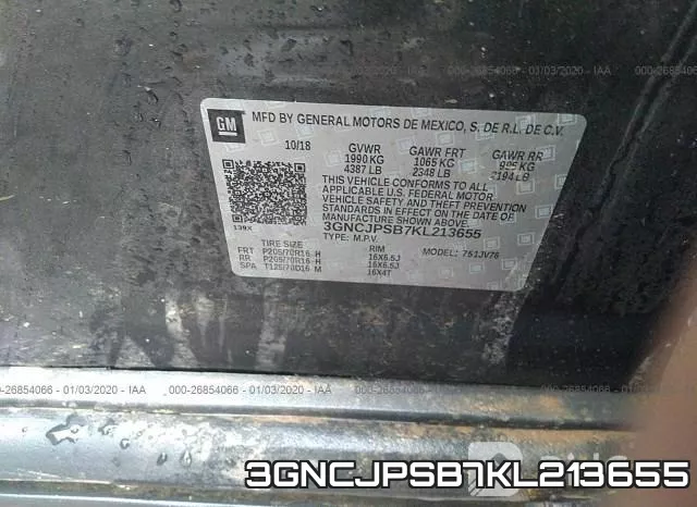 3GNCJPSB7KL213655 фото 10