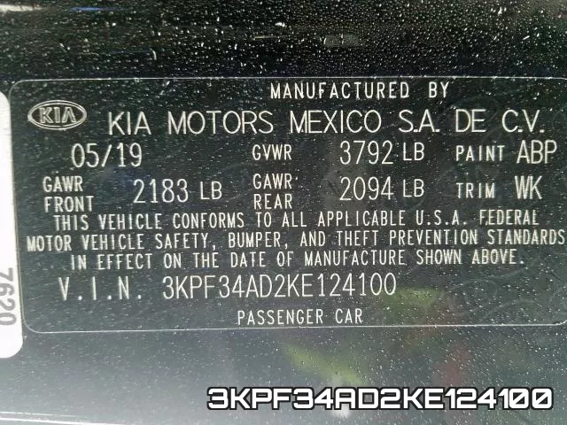 3KPF34AD2KE124100 фото 2