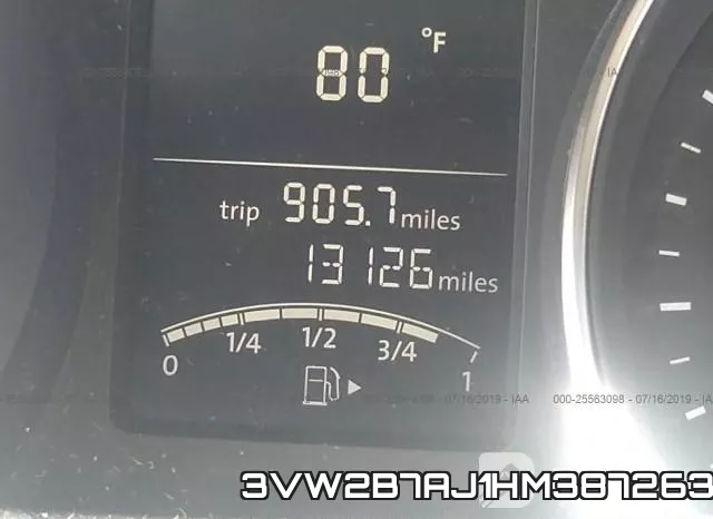 3VW2B7AJ1HM387263 фото 8