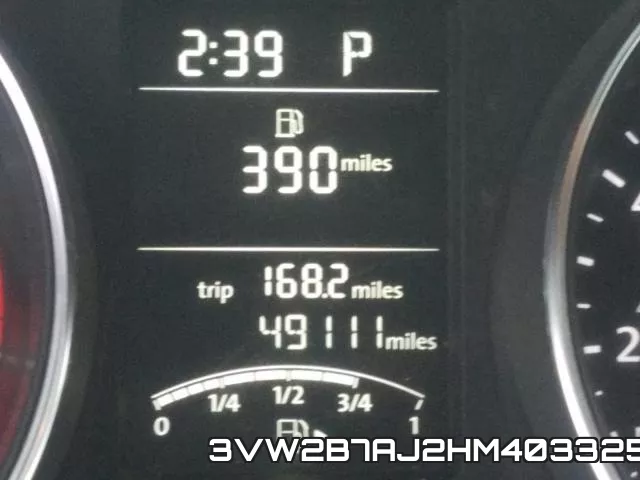 3VW2B7AJ2HM403325 фото 3