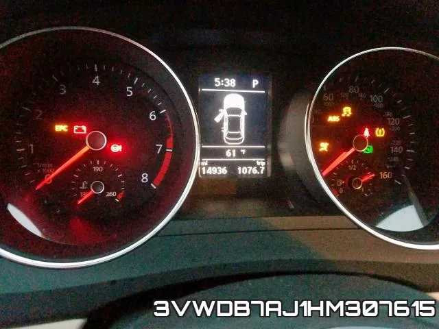 3VWDB7AJ1HM307615 фото 9