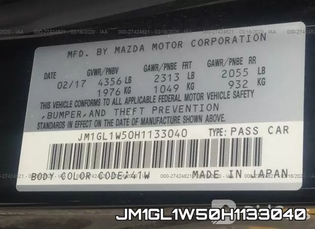JM1GL1W50H1133040 фото 10