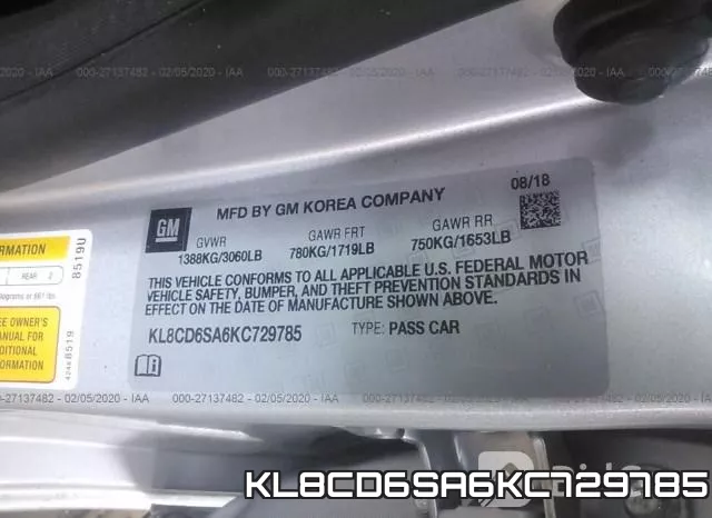 KL8CD6SA6KC729785 фото 5