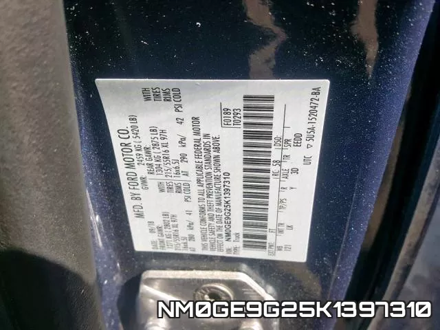 NM0GE9G25K1397310 фото 2
