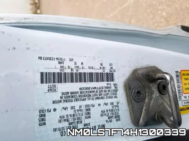 NM0LS7F74H1300339 фото 2