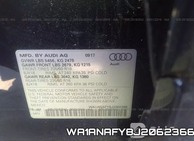 WA1ANAFY8J2062366 фото 10