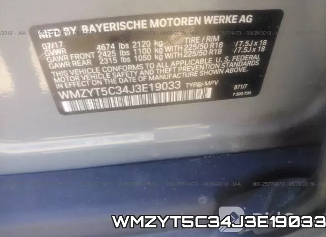 WMZYT5C34J3E19033 фото 7