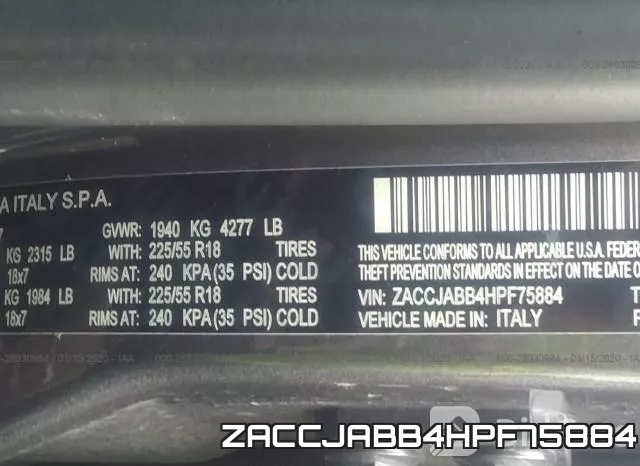 ZACCJABB4HPF75884 фото 10