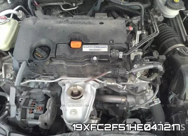 19XFC2F51HE047217 фото 2