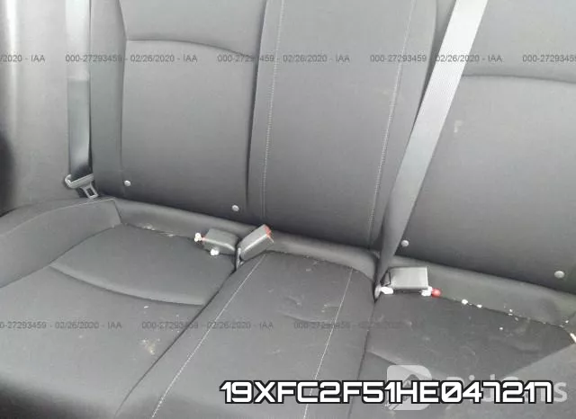 19XFC2F51HE047217 фото 9