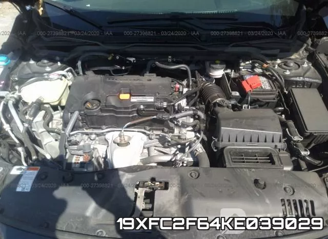 19XFC2F64KE039029 фото 2