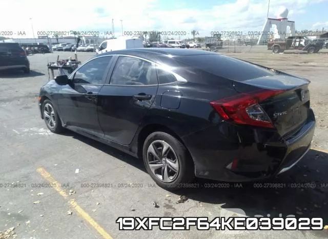 19XFC2F64KE039029 фото 4