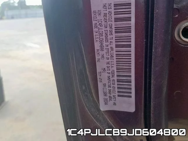 1C4PJLCB9JD604800 фото 2