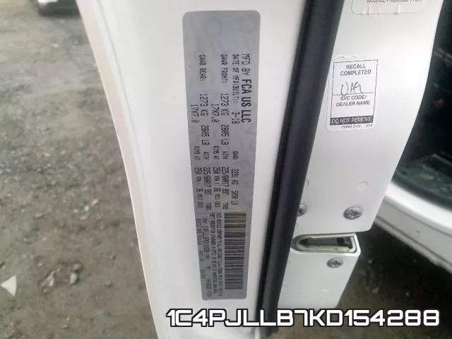 1C4PJLLB7KD154288 фото 2