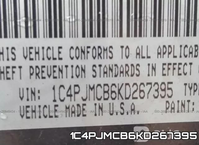 1C4PJMCB6KD267395 фото 10