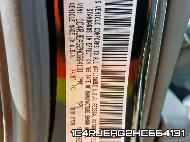 1C4RJEAG2HC664131 фото 2