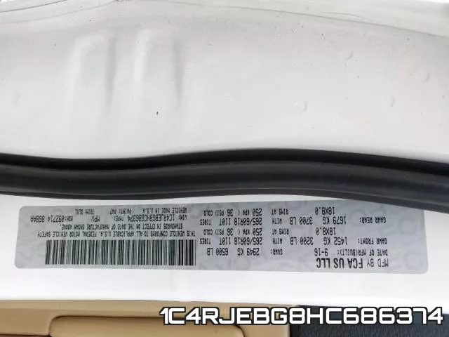 1C4RJEBG8HC686374 фото 2