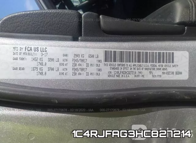 1C4RJFAG3HC827214 фото 4