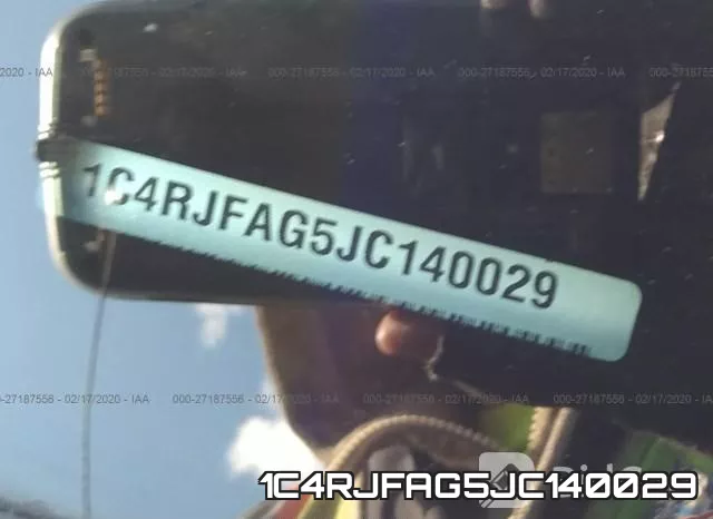 1C4RJFAG5JC140029 фото 10
