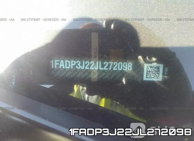 1FADP3J22JL272098 фото 10