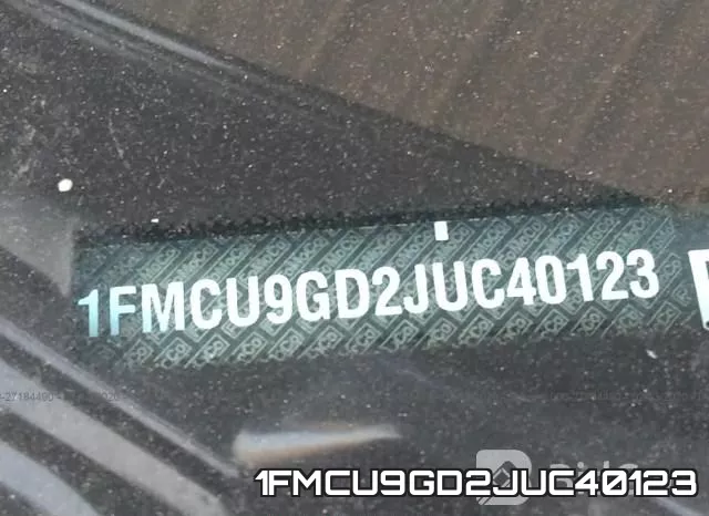 1FMCU9GD2JUC40123 фото 6
