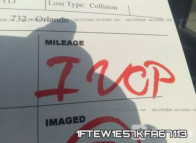 1FTEW1E57KFA67113 фото 8