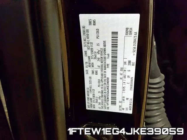 1FTEW1EG4JKE39059 фото 2