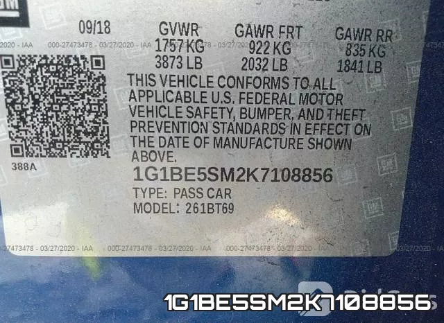1G1BE5SM2K7108856 фото 3