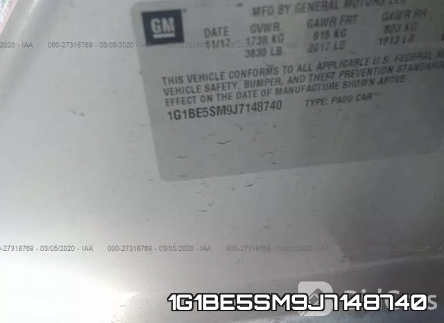 1G1BE5SM9J7148740 фото 10